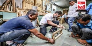 दिल्ली की फर्नीचर मार्केट पहुंचे राहुल गांधी, कारीगरों से सीखा कार्य, आरी और हथौड़े के साथ आए नजर