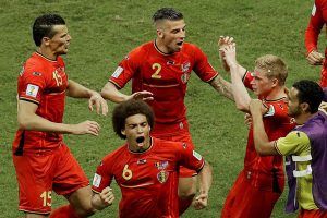 बेल्जियम ने फुटबाल विश्व कप में पक्की की जगह