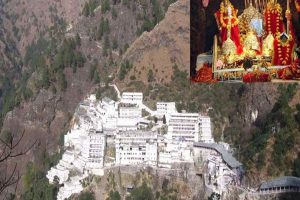 माता वैष्णो देवी मंदिर के रास्ते पर भूस्खलन से 1 महिला की मौत , 8 घायल