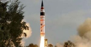 भारत ने किया अग्नि-5 बैलिस्टिक मिसाइल का सफल परीक्षण