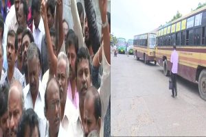 तमिलनाडु : परिवहन कर्मचारियों की हड़ताल जारी, बसें सड़कों से रहीं गायब