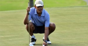 गोल्फ में ओबामा के हाथों 300 डॉलर हारे एंथनी एंडरसन