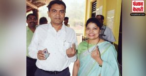 लोकसभा चुनाव : मुख्यमंत्री प्रमोद सावंत ने डाला अपना पहला वोट