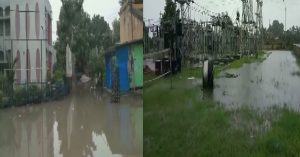 बिहार में बाढ़ के हालत, कई स्थानों पर रेल पटरियां डूबीं