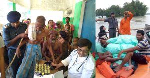 एनडीआरएफ टीम उत्तर बिहार के बाढ़ प्रभावित जिलों में राहत एवं चिकित्सा सहायता में जुटी