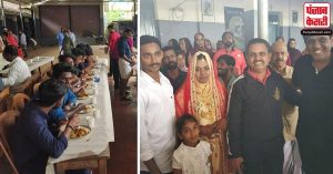 केरल में बाढ़ के बीच इस युवा जोड़े ने रिलीफ कैंप में मनायी शादी