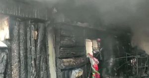 मध्यप्रदेश के राजगढ़ में कपड़े की दुकान और मकान में लगी भीषण आग