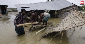 असम में बाढ़ से 97 लोगों की हुई मौत, 27 जिलों की 26.38 लाख आबादी प्रभावित