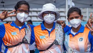 भारतीय महिला रिकर्व तीरंदाजी टीम ने विश्व कप के फाइनल में रचा इतिहास, जीता स्वर्ण पदक