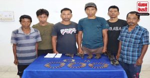 त्रिपुरा : NLFT के 6 उग्रवादियों ने किया आत्मसमर्पण, बांग्लादेश से भागकर आये आतंकियों से हथियार भी बरामद !