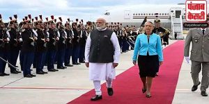 पेरिस पहुंचे PM मोदी, एयरपोर्ट पर हुआ भव्य स्वागत, फ्रांस के राष्ट्रपति  से करेंगे मुलाकात