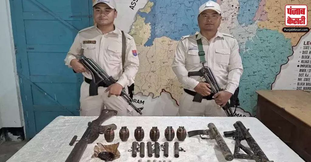 1691970006 16 arms 11 types of ammunition recovered from manipur