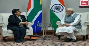 प्रधानमंत्री मोदी ने दक्षिण अफ्रीका के प्रमुख वैज्ञानिकों से की चर्चा