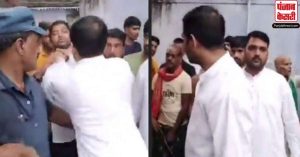 तेज प्रताप यादव को राजद कार्यकर्ता पर आया गुस्सा, धक्का देने और गला दबाने का वीडियो वायरल