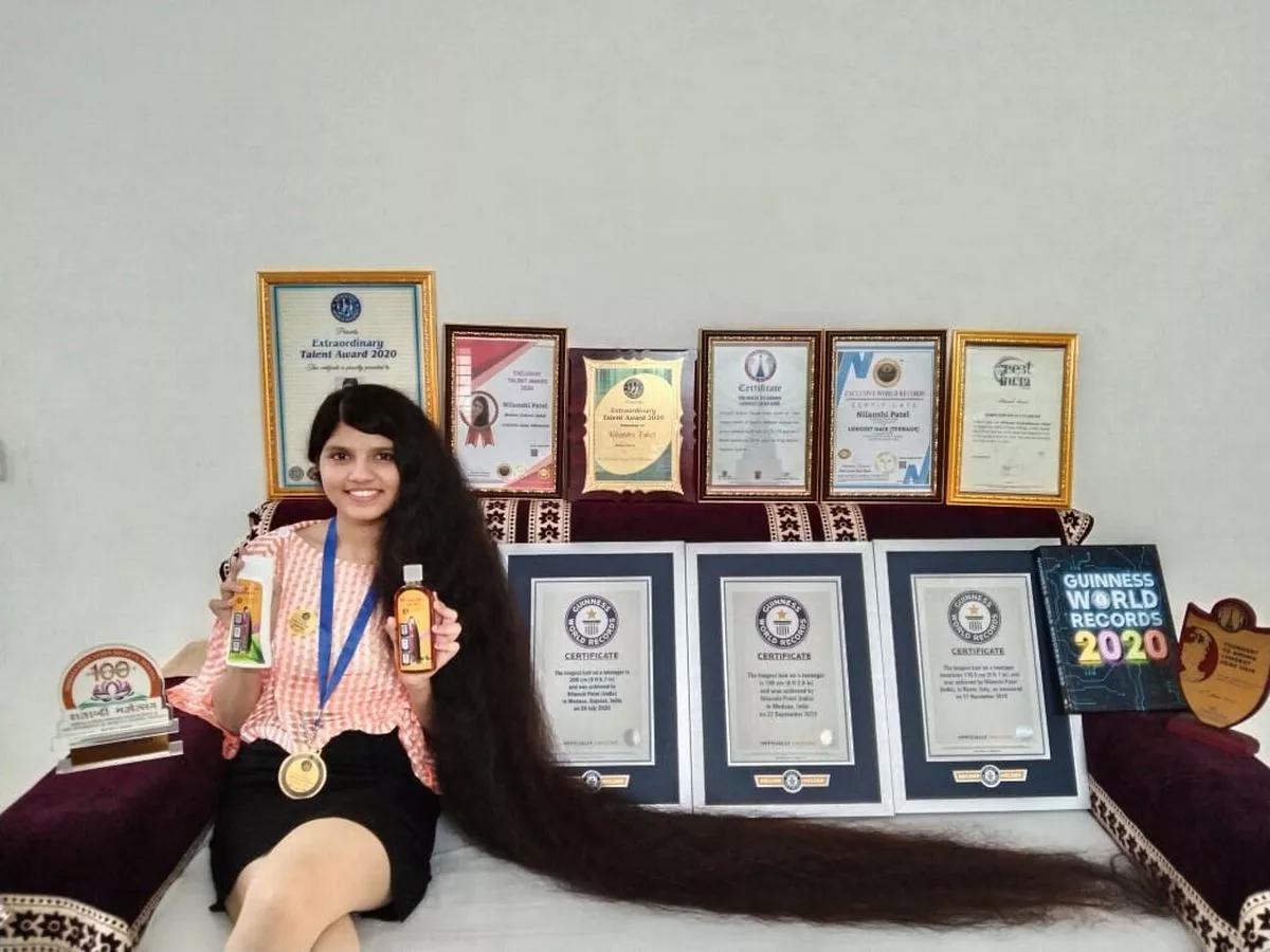 2 World Record for Indias Rapunzel