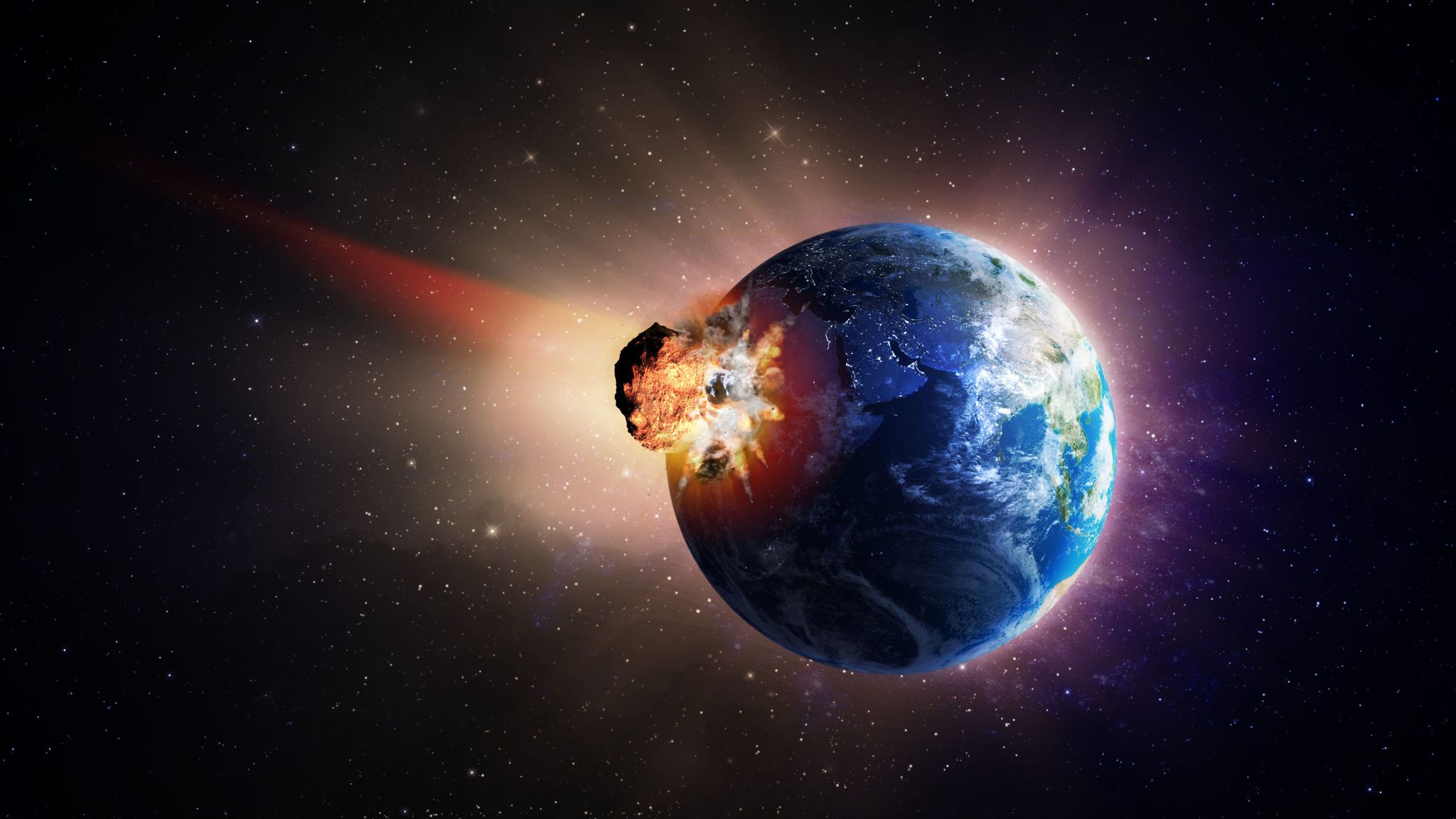 skynews earth asteroid collision 4555476