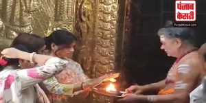Tamil Nadu: मुख्यमंत्री एमके स्टालिन की बेटी सेंथमराई स्टालिन ने सिरकाज़ी में सत्तैनाथर मंदिर में की पूजा अर्चना