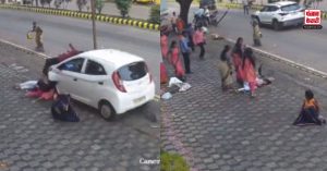 Karnataka: रोड किनारे चल रही 5 महिलाओं को रौंदते हुए भागी गाड़ी, सामने आया दिल दहलाने वाला फुटेज