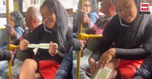Colombia: दबादब भरी Bus में महिला ने करी ऐसी हरकत, लोगों ने दिए Weird एक्सप्रेशन