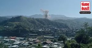 Mizoram सीमा पर Myanmar की सेना ने विद्रोहियों पर बरसाए बम,भारत में घुसे 5000 म्यांमारी