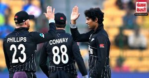 World Cup 2023 ( NZ vs SL ) : न्यूजीलैंड ने श्रीलंका को 5 विकेट से पीटा