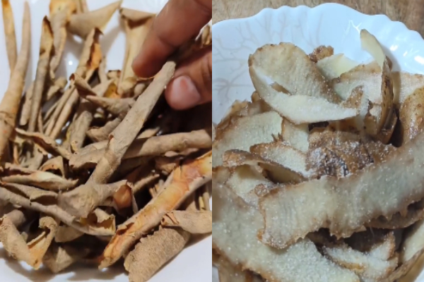 Potato Peels Dish