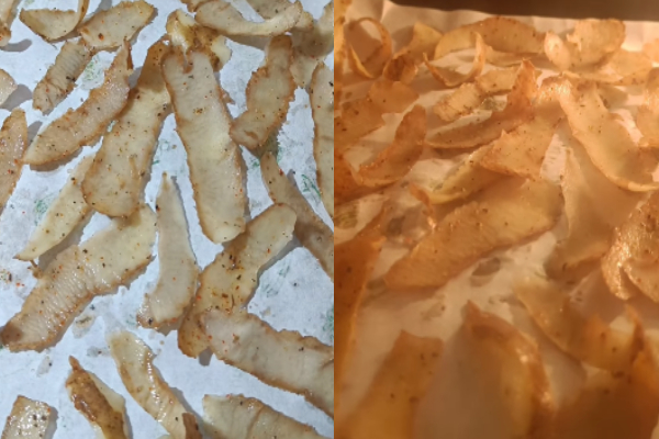 Potato Peels Dish