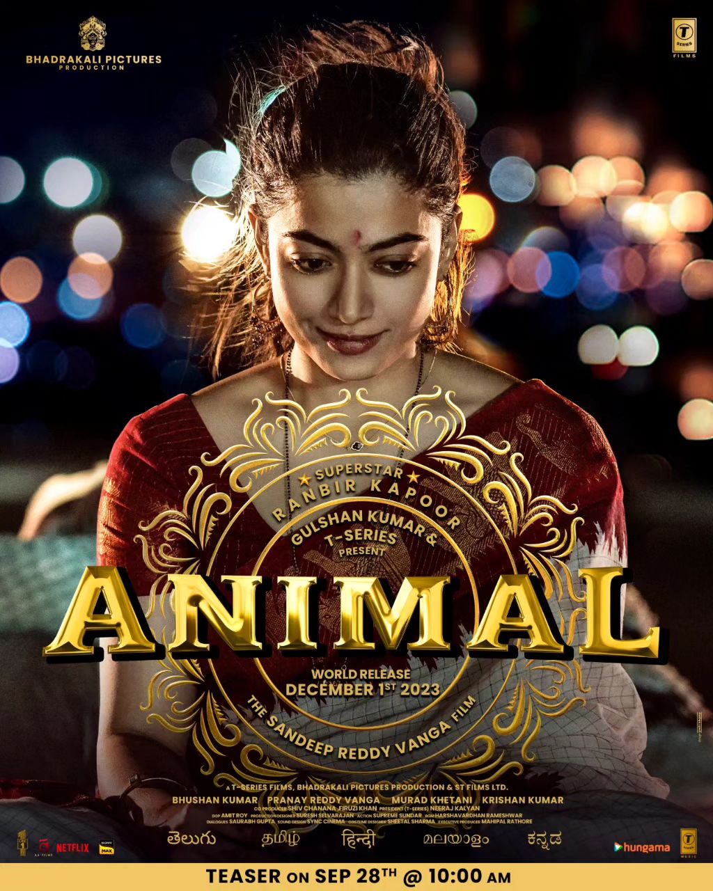 Animal Trailer Out : rashmika mandana