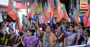 भाजपा महिला मोर्चा कार्यकर्ताओं ने केरल पुलिस प्रमुख के घर में की तोड़फोड़