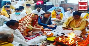 उत्तराखंड: CM धामी ने के चामुंडा मंदिर में की पूजा-अर्चना