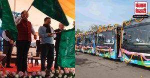 दिल्ली में 500 इलेक्ट्रिक बसों को LG-CM Kejriwal ने दिखाई हरी झंडी