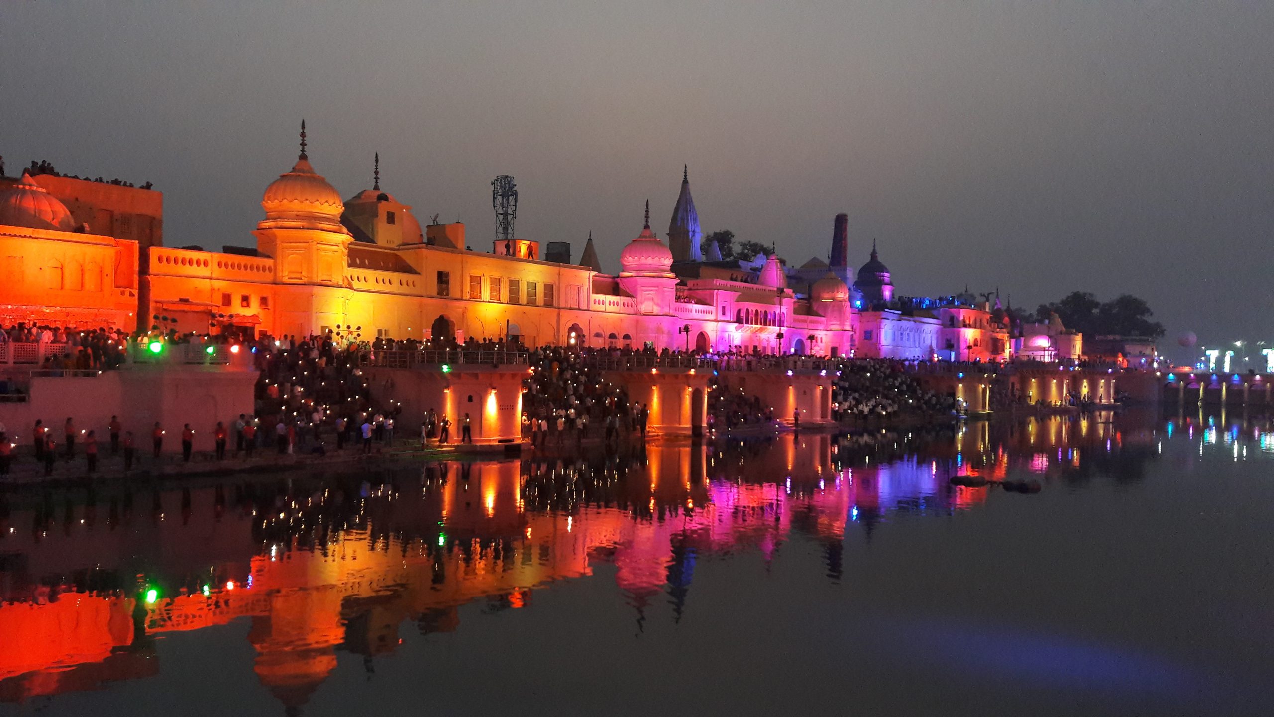Sarayu River night view 2C Ayodhya 001 scaled