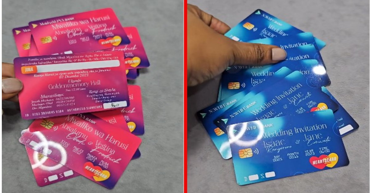 ATM Card Like Wedding Card