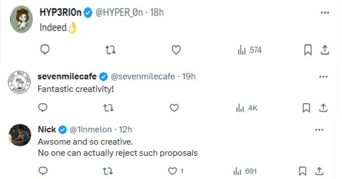 Unique Parposal Idea