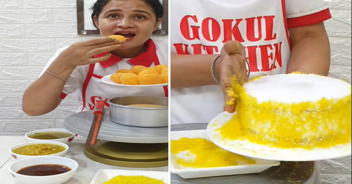 Golgappa Cake Viral Video