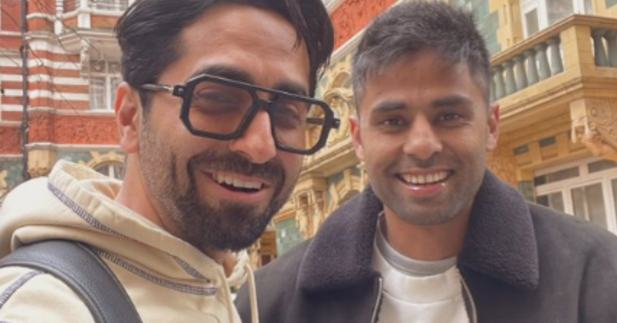 Ayushmann Khurana Meet Injured Suryakumar Yadav