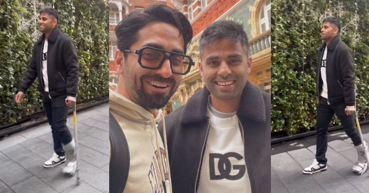 Ayushmann Khurana Meet Injured Suryakumar Yadav