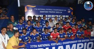 77th National Football:77वीं राष्ट्रीय फुटबॉल चैम्पियनशिप फाइनल राउंड में हुआ ड्रा