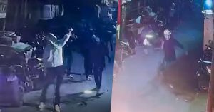 Video देखें : दिल्ली के आदर्श नगर में 2 गुटों में विवाद , जमकर चले पेट्रोल बम और फायरिंग , पूरी वारदात CCTV कैमरे में कैद