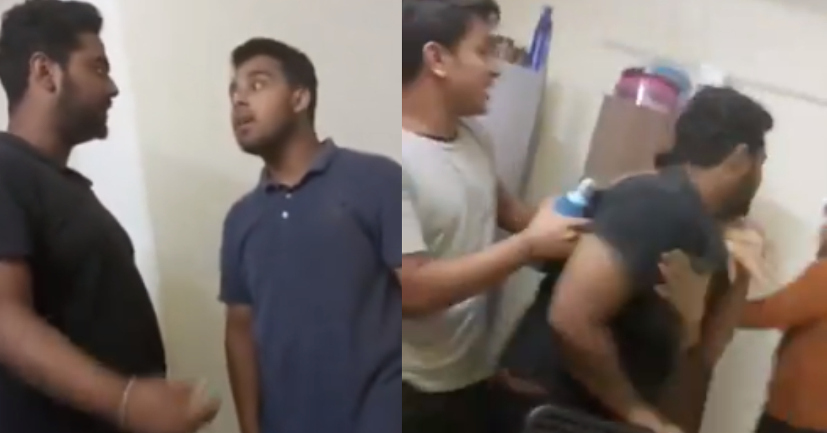 Hostel Two Friends Fight Video