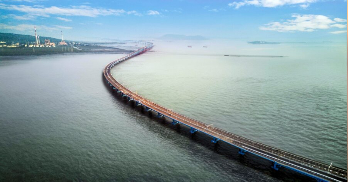 Auto on Atal Setu