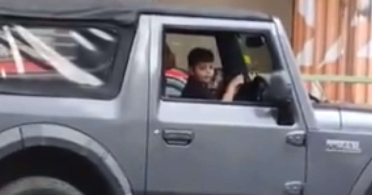 Father Handed Steering Child Video