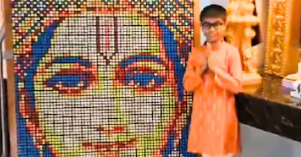 Ram Viral Photo 500 Rubik Cubes