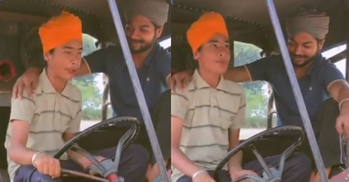 Anand Mahindra Share Boy Tractor Video