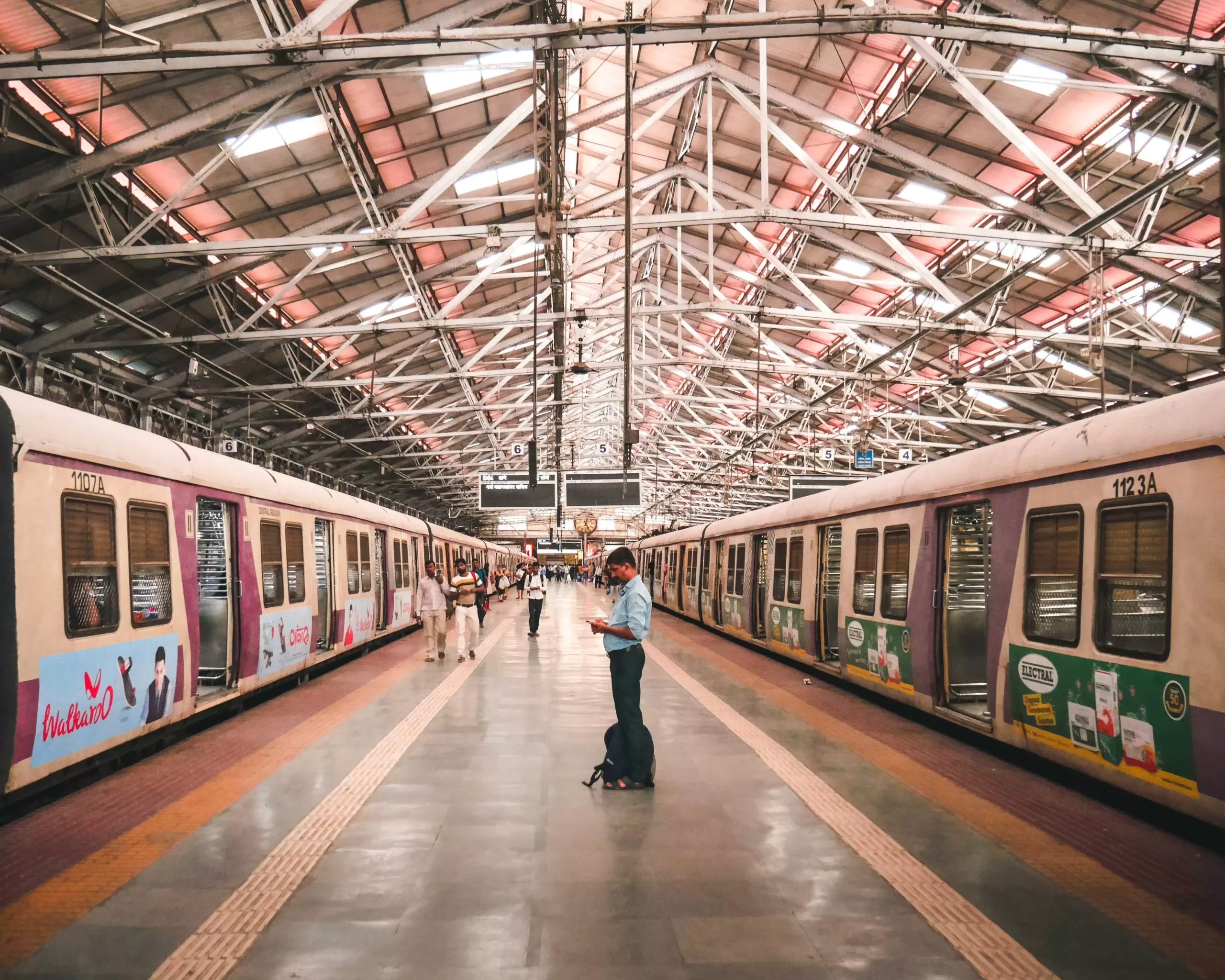 dog railway station viral video