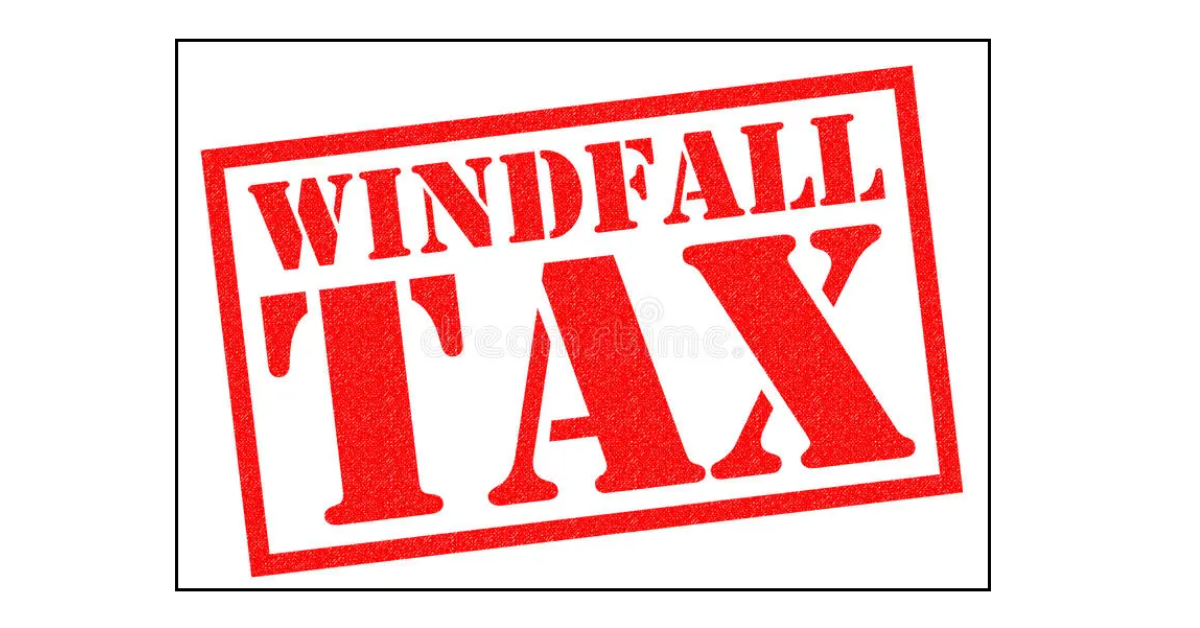 Windfall Tax Decreased