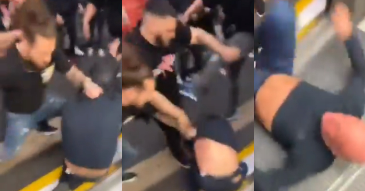 London Metro Fight Viral Video