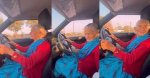 95 साल की दादी ने सड़क पर दौड़ाई कार, दिए गजब के रिएक्शन, नागालैंड के मंत्री ने शेयर किया वीडियो