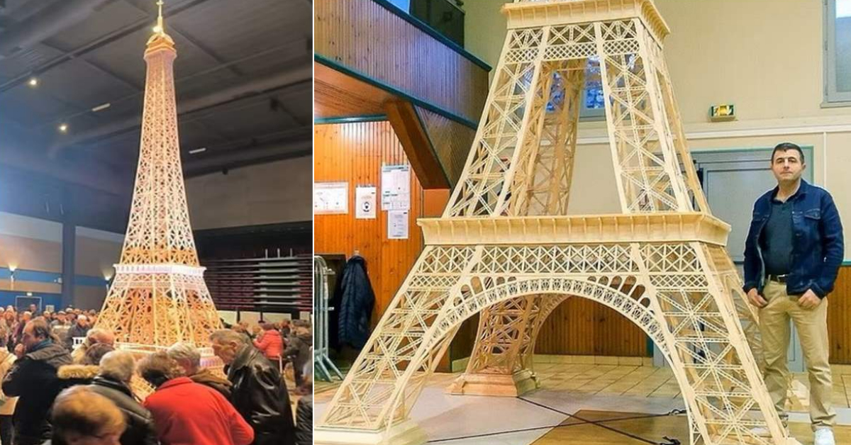 Matchstick Eiffel Tower