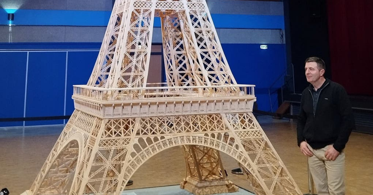 Matchstick Eiffel Tower